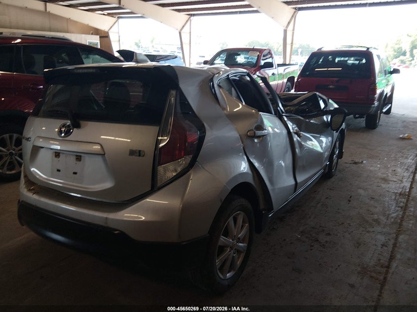 2017 Toyota Prius C Four VIN: JTDKDTB38H1593179 Lot: 45650269
