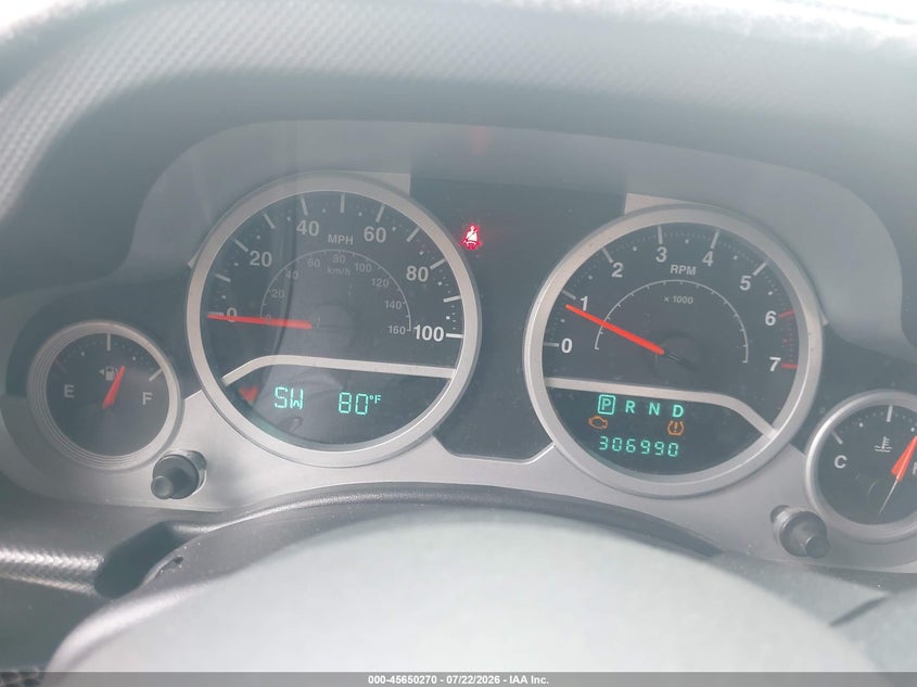 2010 JEEP WRANGLER SPORT UTILITY VEHICLE 3.8L V-6 202HP