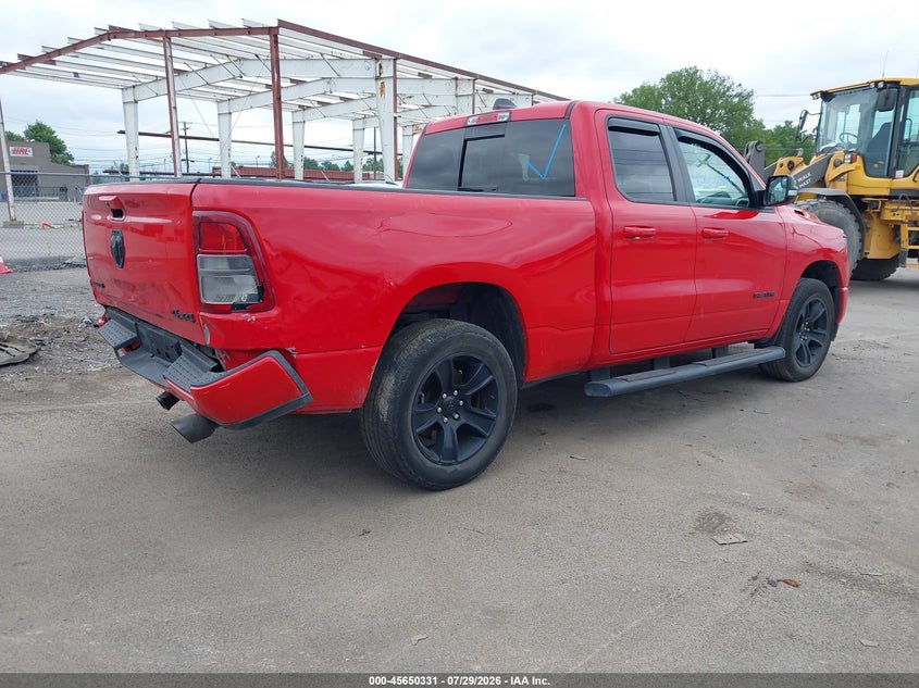 Vin: 1c6srfbt3nn155734, lot: 46148886, ram 1500 big horn  4x4 6'4 box 20224