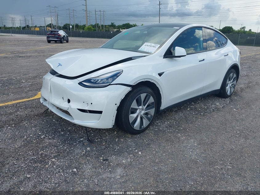 Vin: 5yjygdee5mf069476, lot: 46148936, tesla model y long range dual motor all-wheel drive 20212