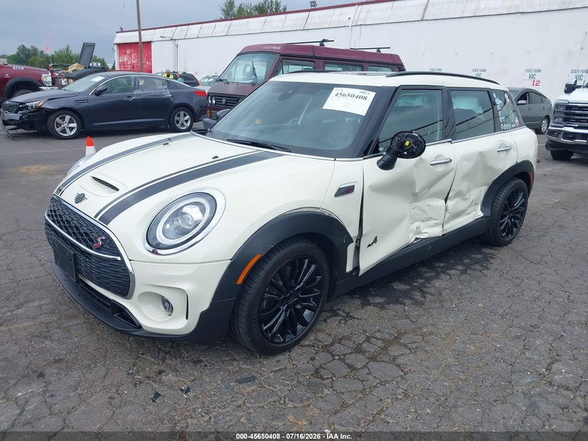 Vin: wmwxj1c07l2m51784, lot: 46148963, mini clubman cooper s 20202