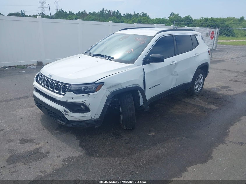 Vin: 3c4njdbn8tt189541, lot: 46149002, jeep compass latitude 20262