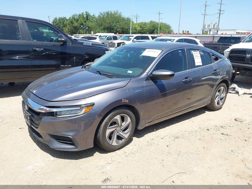 Vin: 19xze4f54le011842, lot: 46149012, honda insight ex 20202