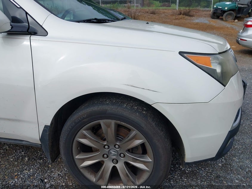 2011 Acura Mdx Advance Package VIN: 2HNYD2H78BH512456 Lot: 45650469