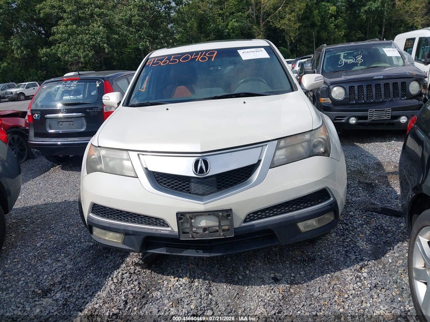 2011 Acura Mdx Advance Package VIN: 2HNYD2H78BH512456 Lot: 45650469
