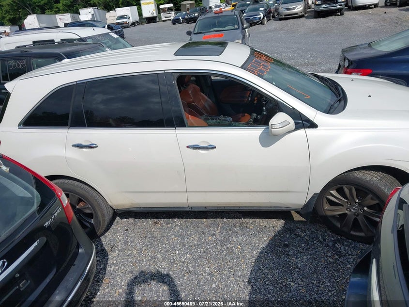 2011 Acura Mdx Advance Package VIN: 2HNYD2H78BH512456 Lot: 45650469