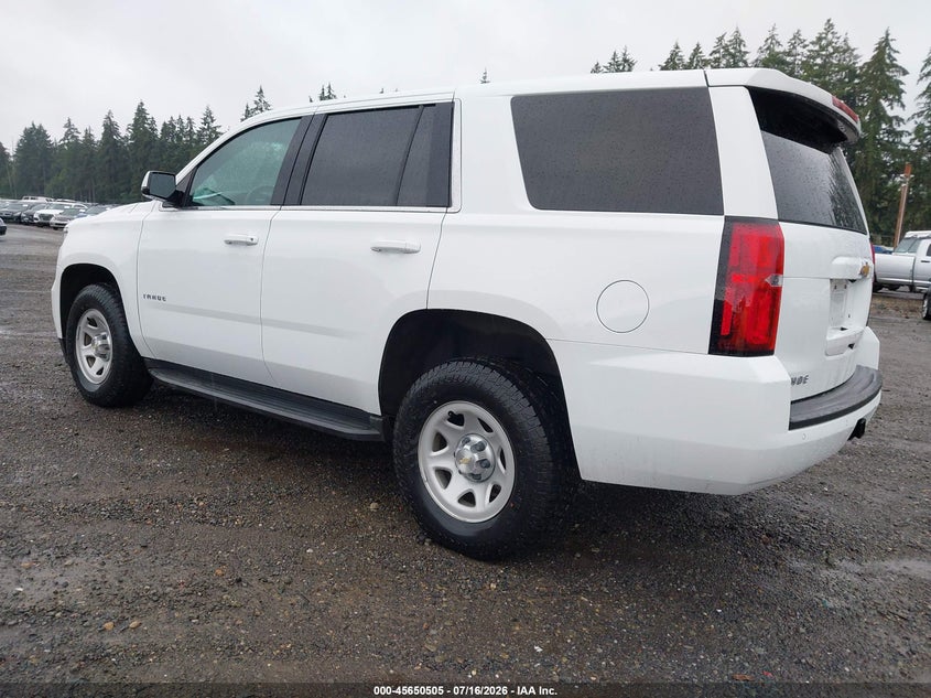 Vin: 1gnskeec5hr319122, lot: 46149060, chevrolet tahoe commercial 20173