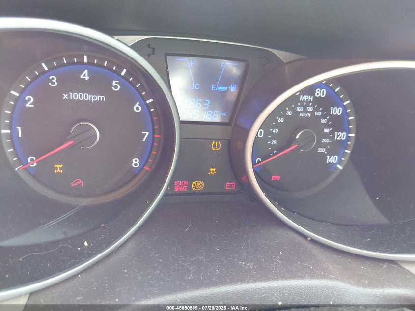 2012 Hyundai Tucson Limited VIN: KM8JUCAC5CU424544 Lot: 45650509