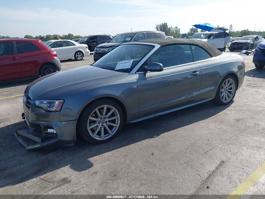 2015 Audi A5 2.0T Premium VIN: WAUMFAFH3FN001610 Lot: 45650517