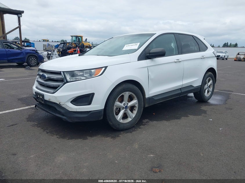 Vin: 2fmpk4g94gbb16309, lot: 46149075, ford edge se 20162