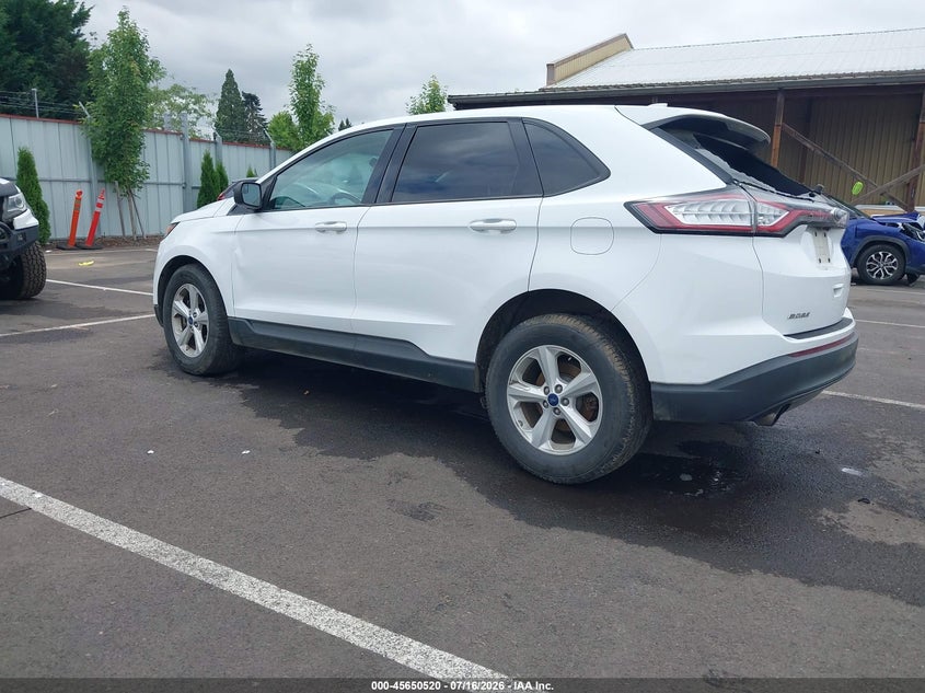 Vin: 2fmpk4g94gbb16309, lot: 46149075, ford edge se 20163