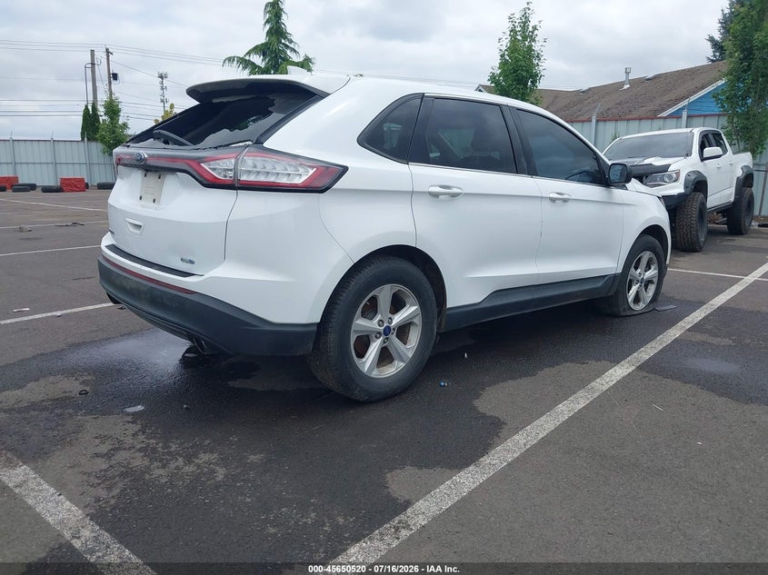 Vin: 2fmpk4g94gbb16309, lot: 46149075, ford edge se 20164