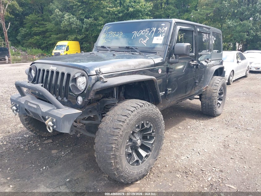 Vin: 1c4bjwegxhl647899, lot: 46149131, jeep wrangler unlimited sahara 20172
