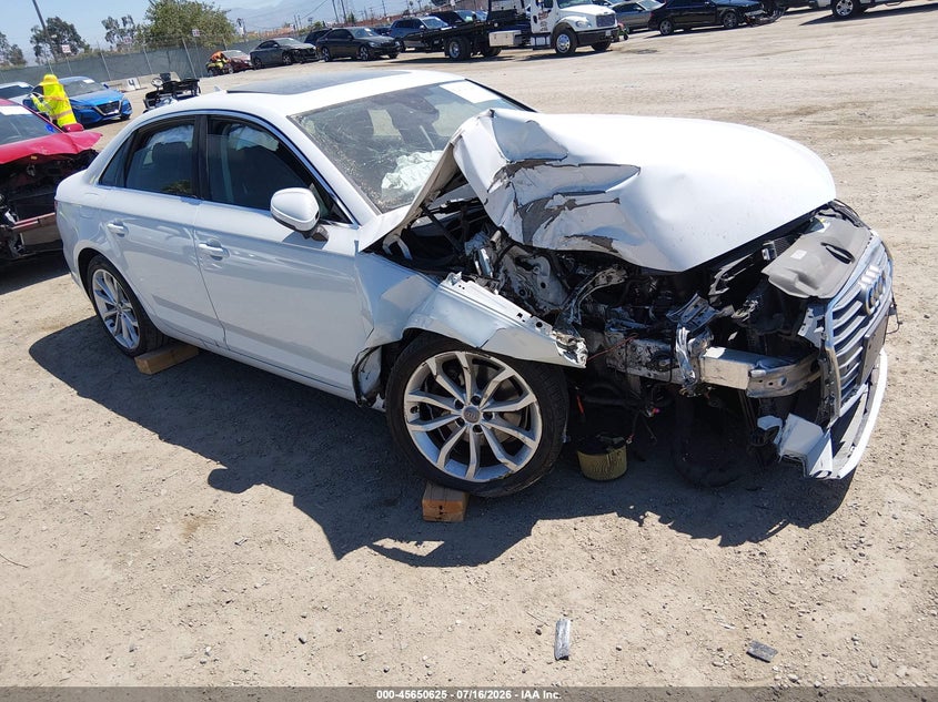 2019 Audi A4 40 Premium VIN: WAUHMAF46KA108446 Lot: 45650625