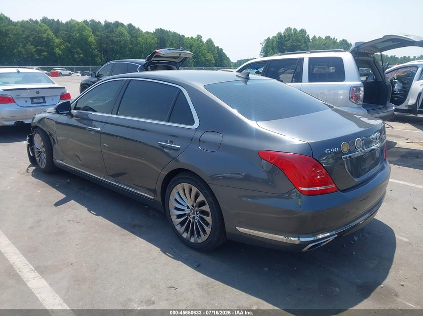 Vin: kmhg54jh4ju043337, lot: 46149188, genesis g90 5.0 ultimate 20183