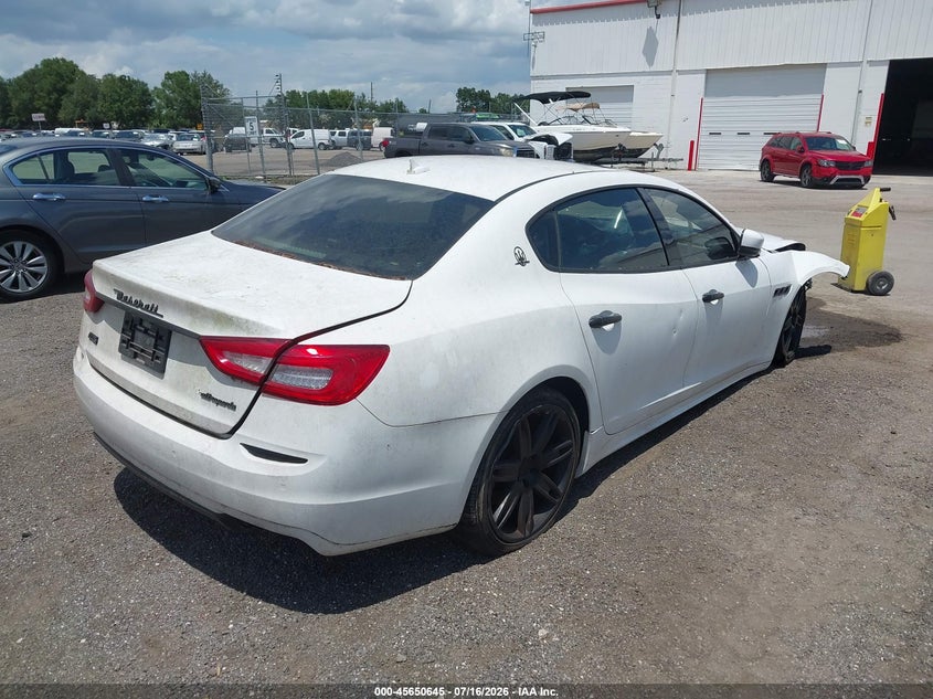 MASERATI QUATTROPORTE 2016 VIN ZAM56PPA3G1163866