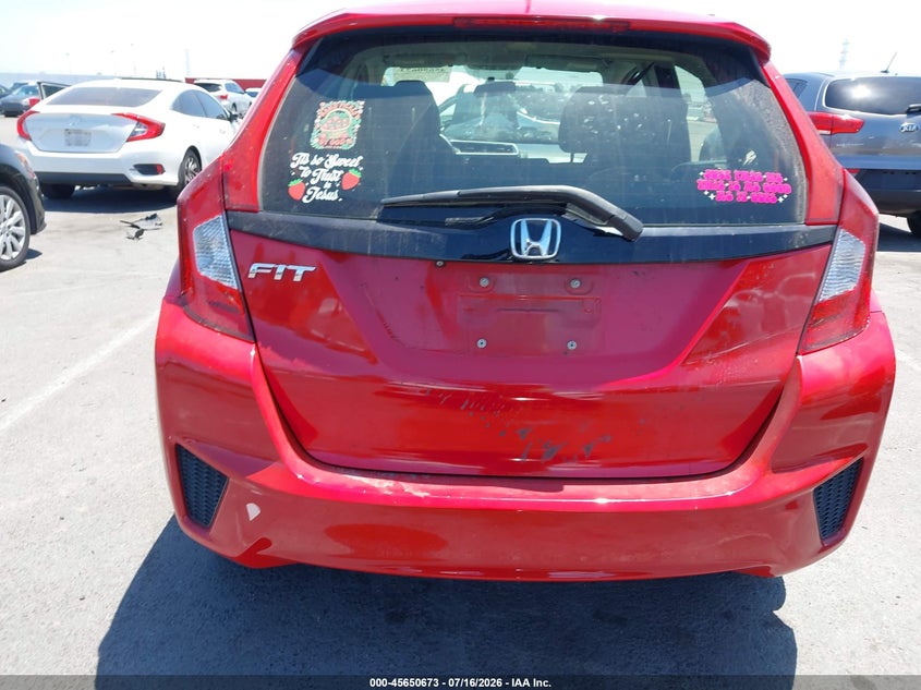 2016 Honda Fit Lx VIN: JHMGK5H52GX027027 Lot: 45650673