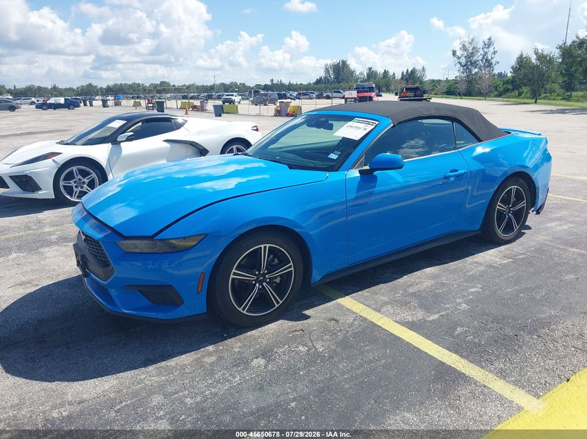 2025 Ford Mustang, Left Rear, IAAI, VIN 1FAGP8UH5S5113480 — photo 2