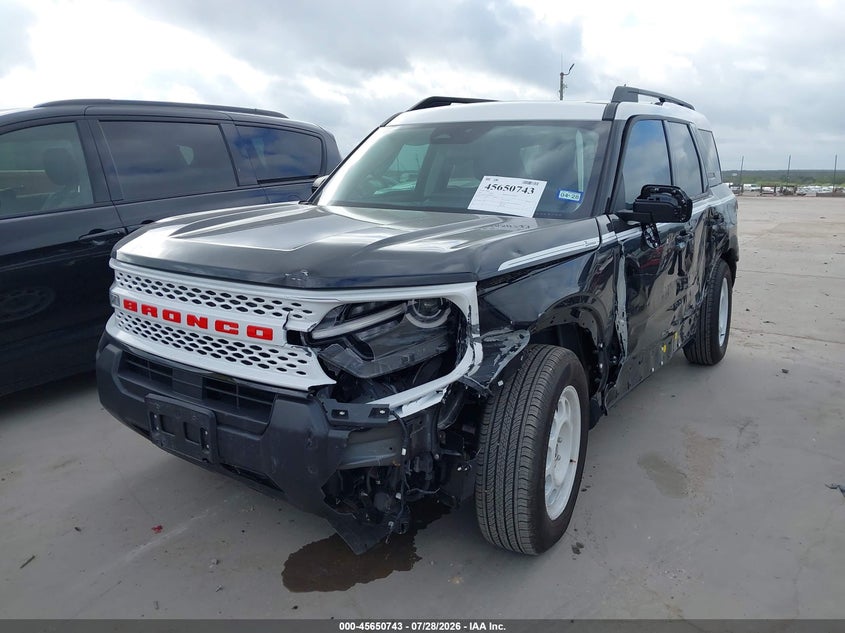 Vin: 3fmcr9gn0sre54255, lot: 46149298, ford bronco sport heritage 20252