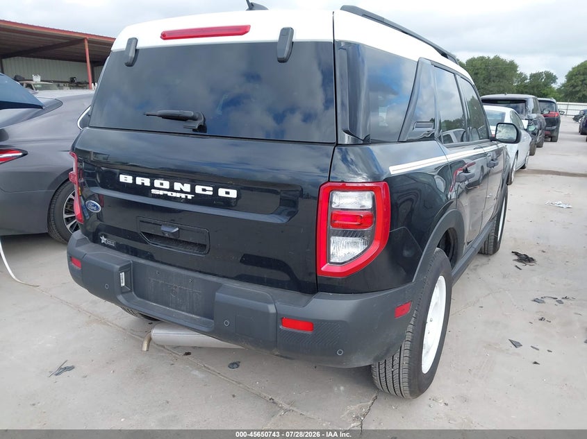Vin: 3fmcr9gn0sre54255, lot: 46149298, ford bronco sport heritage 20254