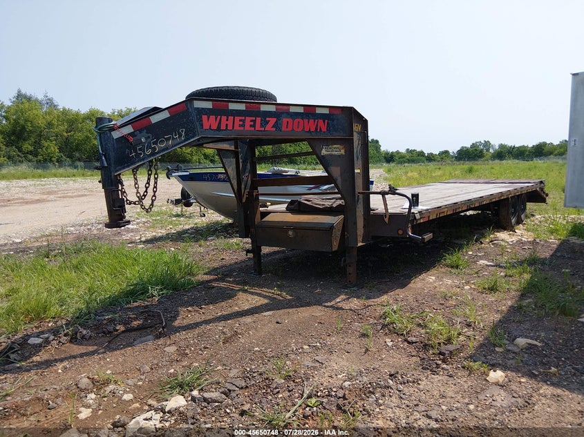 2022 BIG TEX TRAILER CO INC FLATBED GOOSENECK auction photo 2
