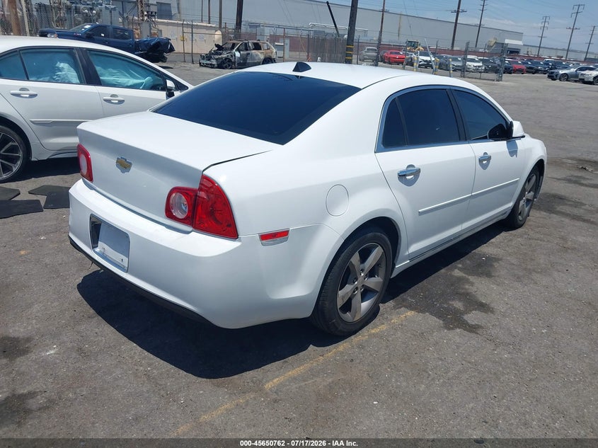 2012 CHEVROLET MALIBU SEDAN 2.4L I-4 DOHC, VVT, 170HP