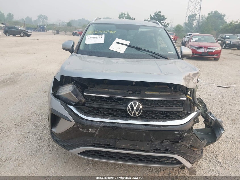 2022 Volkswagen Taos 1.5T Se VIN: 3VVWX7B21NM072831 Lot: 45650793