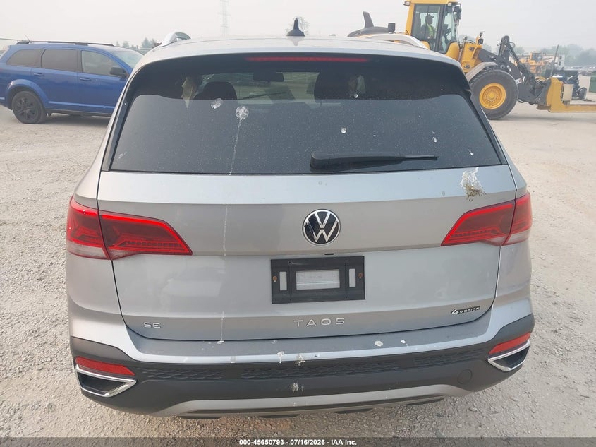 2022 Volkswagen Taos 1.5T Se VIN: 3VVWX7B21NM072831 Lot: 45650793