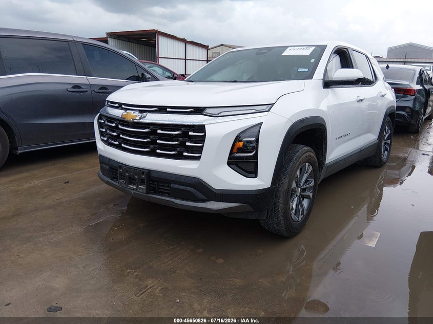 2026 Chevrolet Equinox, Правий зад, IAAI, VIN 3GNAXHEG2TL336493 — фото 2