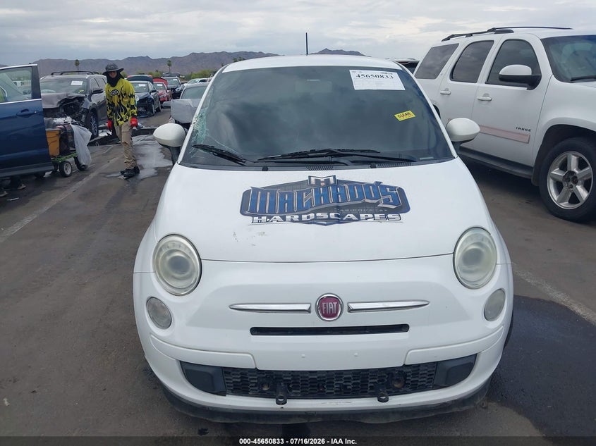 2013 Fiat 500 Pop VIN: 3C3CFFAR7DT523086 Lot: 45650833
