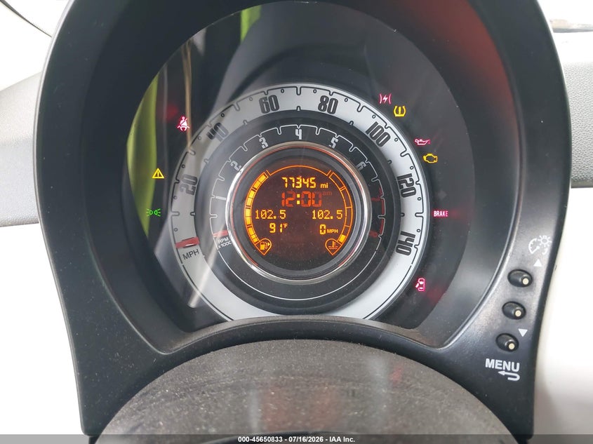 2013 Fiat 500 Pop VIN: 3C3CFFAR7DT523086 Lot: 45650833