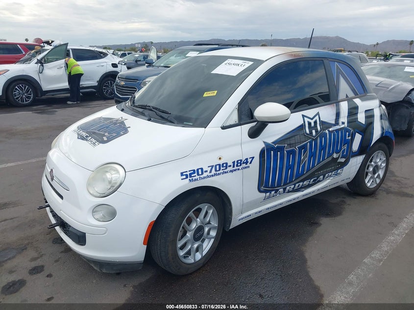 2013 FIAT 500 auction photo 2