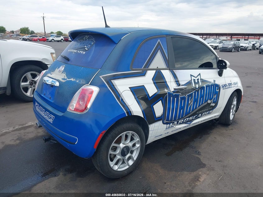 2013 FIAT 500 auction photo 4