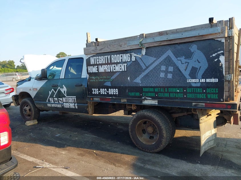 2007 Dodge Ram 3500 Hd Chassis St/Slt/Laramie VIN: 3D6WH48A37G726197 Lot: 45650853