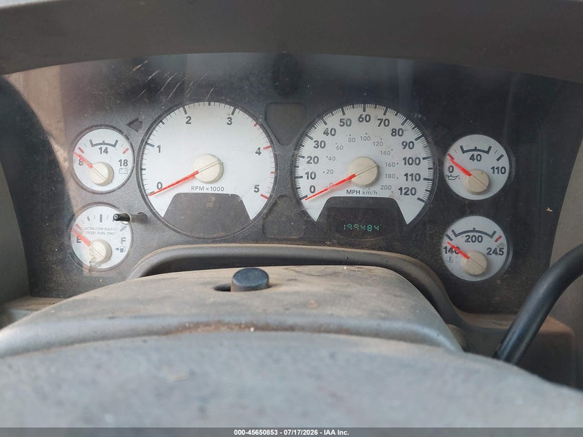2007 Dodge Ram 3500 Hd Chassis St/Slt/Laramie VIN: 3D6WH48A37G726197 Lot: 45650853