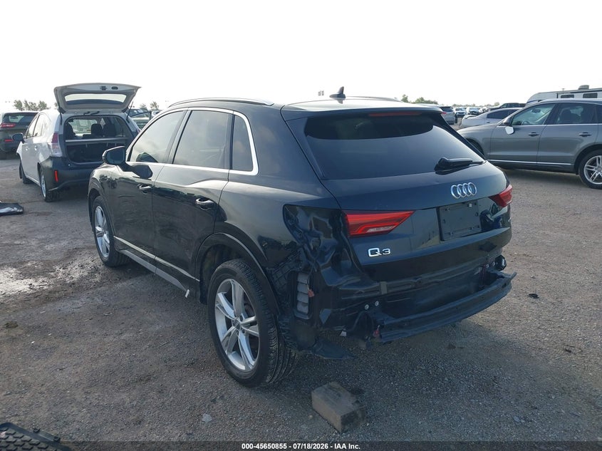 Vin: wa1decf38l1108252, lot: 46149410, audi q3 premium 45 tfsi s line quattro tiptronic 20203