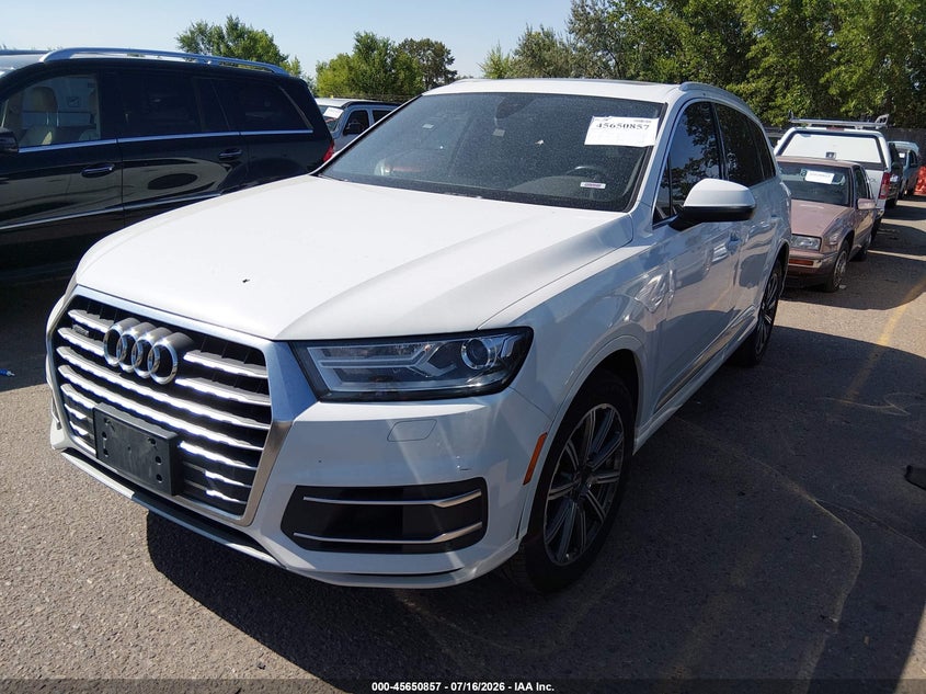 Vin: wa1laaf73hd016275, lot: 46149412, audi q7 3.0t premium 20172