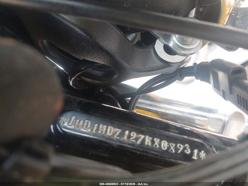 2007 Harley-Davidson Vrscd VIN: 1HD1HDZ127K808931 Lot: 45650923