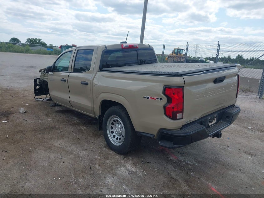 Vin: 1gcptbek1p1174529, lot: 46149485, chevrolet colorado 4wd  short box wt 20233