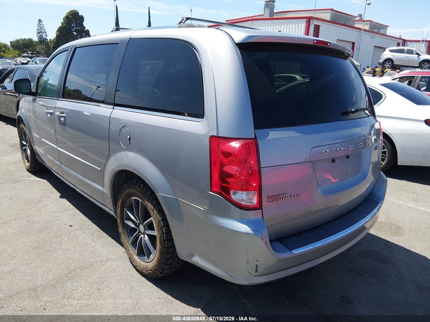 Vin: 2c4rdgcg6hr603937, lot: 46149503, dodge grand caravan sxt 20173