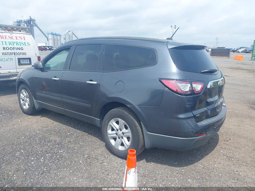 Vin: 1gnkvfkd2dj214685, lot: 46149515, chevrolet traverse ls 20133