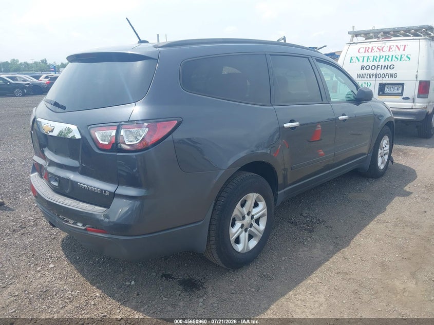 Vin: 1gnkvfkd2dj214685, lot: 46149515, chevrolet traverse ls 20134