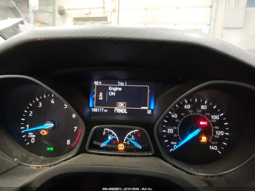 2015 Ford Focus Se VIN: 1FADP3F29FL204753 Lot: 45650971