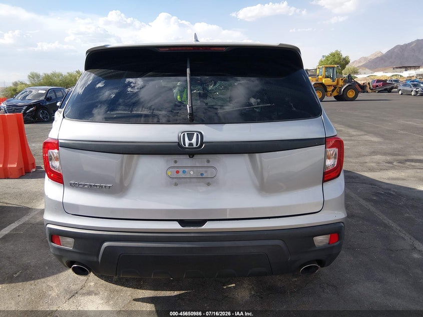 2019 Honda Passport Ex-L VIN: 5FNYF7H52KB007465 Lot: 45650986