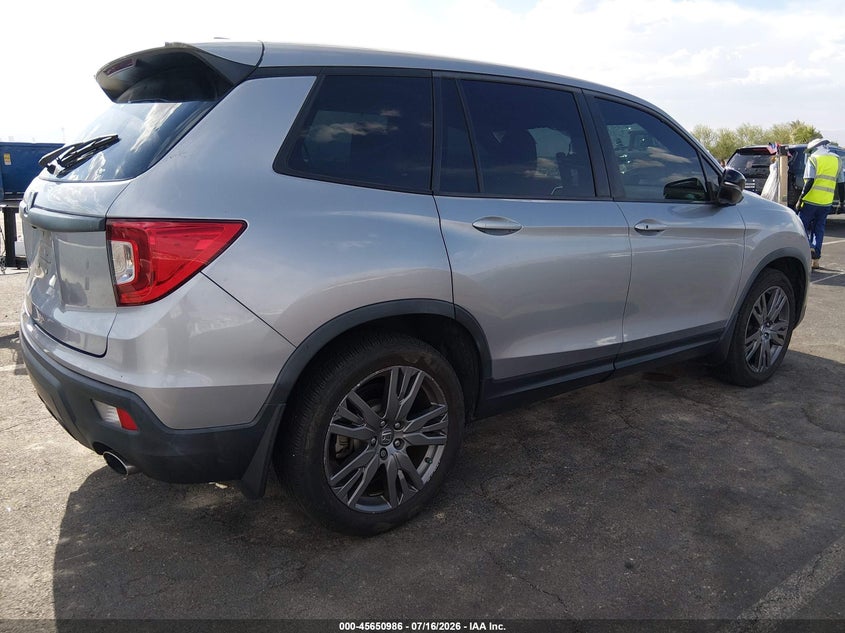 2019 Honda Passport Ex-L VIN: 5FNYF7H52KB007465 Lot: 45650986