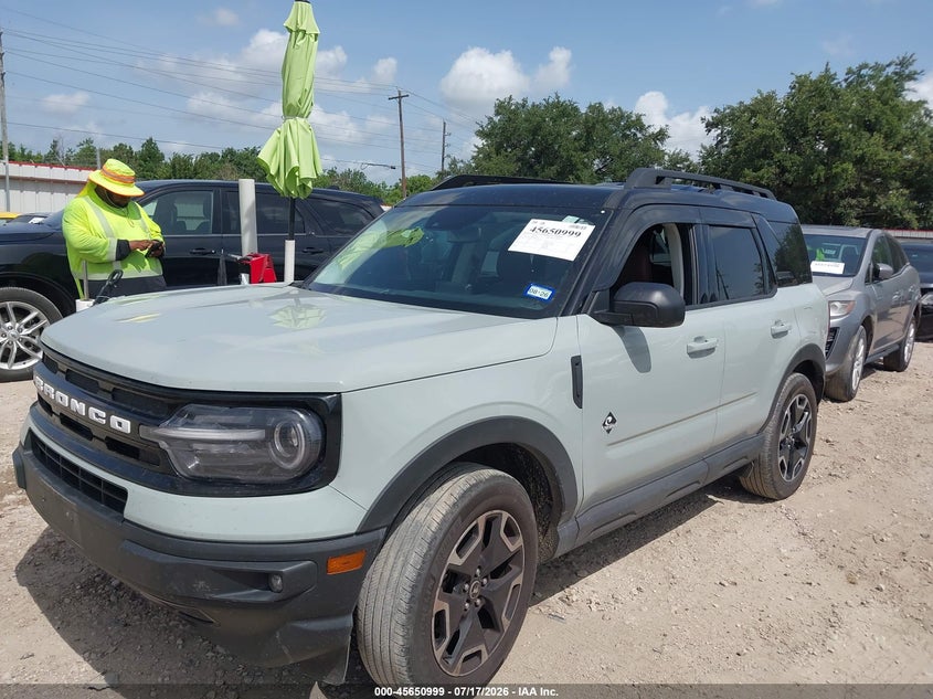 2022 Ford Bronco Sport Outer Banks VIN: 3FMCR9C63NRD82700 Lot: 45650999