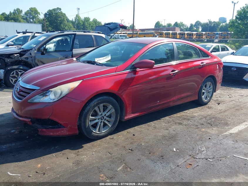 2014 Hyundai Sonata, Normal Wear & Tear, IAAI, VIN 5NPEB4AC1EH910685 — photo 2