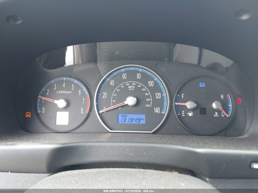 2007 Hyundai Santa Fe Gls VIN: 5NMSG13D97H002476 Lot: 45651031