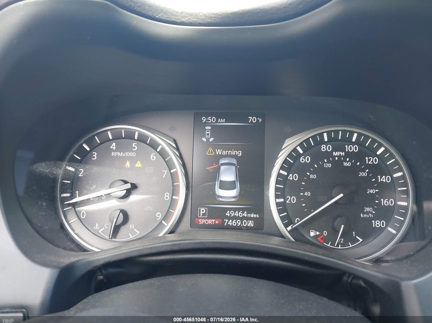 2019 Infiniti Q50 3.0T Sport VIN: JN1EV7AP4KM512046 Lot: 45651046