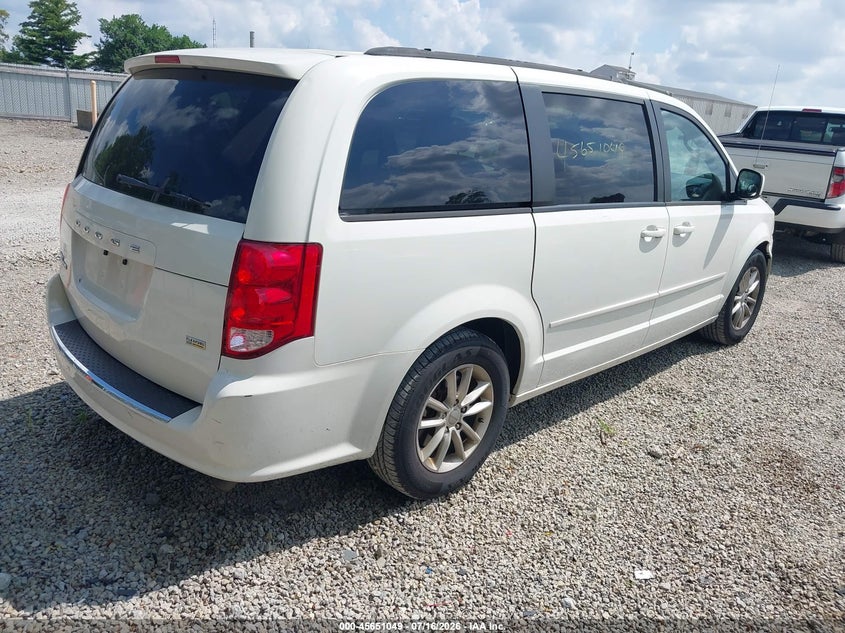 Vin: 2c4rdgcg4dr748503, lot: 46149604, dodge grand caravan sxt 20134